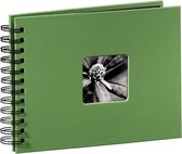 Hama Fine Art spiraal groen 24x17 50 zwarte pagina's 94880