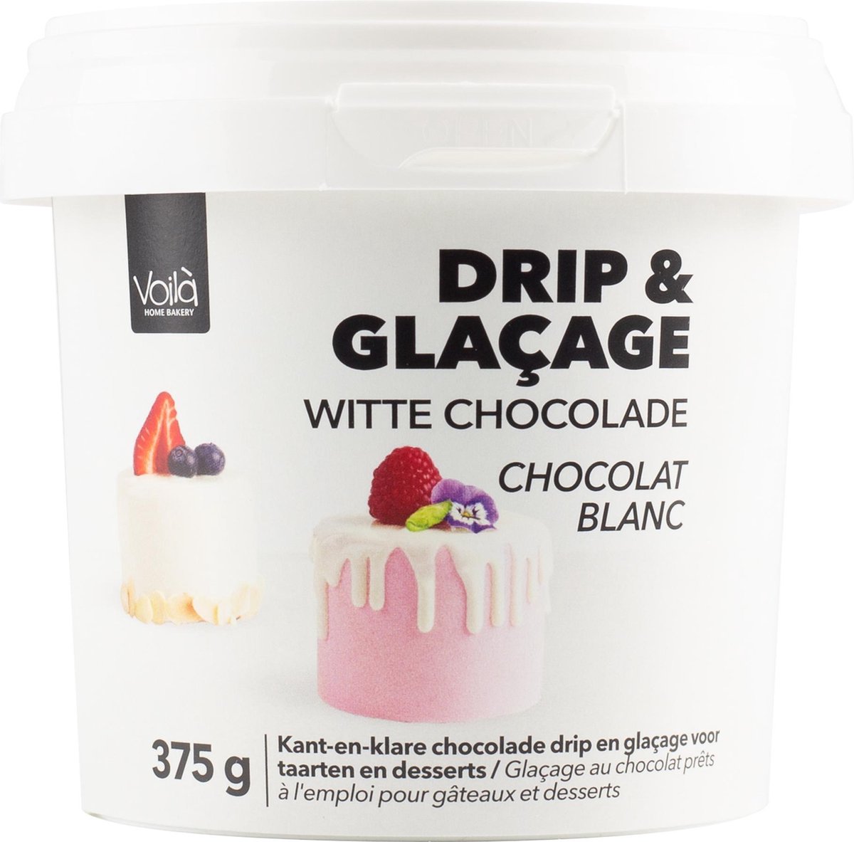 Glaze Topping Blanc 375 g FunCakes à 6,39 €
