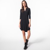 Dames Travel Dress Zwart - Dames jurk Black - S