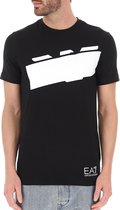 EA7 T-shirt - Mannen - zwart/wit