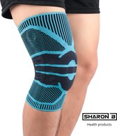 Knie brace | Blauw | maat L | Patellabrace | Knieband | Compressieband | Knie sleeve | Knie bandage | Knie sleeve | Genu brace | knie bescherming | knie pijn | kniebrace | herstel | sport bra