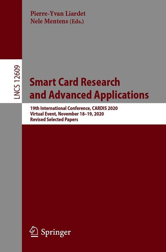 Springer Nature Proceedings Computer Science - Smart Card Re ... - cover