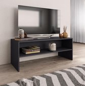 TV meubel grijs - industrieel - hout - kast - tvmeubel - modern - L&B Luxurys