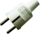 ABL PVC Stekker + RA met tule - Wit