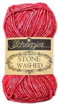 Scheepjes Stone Washed 807 Red Jaspis