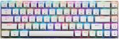 Pakito S68 - 65% Mechanisch Gaming Toetsenbord - Brown Switch - USB - Qwerty - Mechanical Gaming Keyboard - Wit