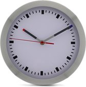 RVS Wandklok – Klok – 25cm – Quartz uurwerk – Magazijn - kantoor