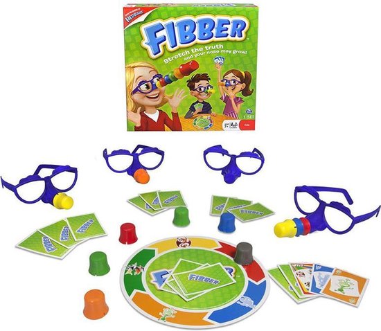 Terminologie lepel Profetie Fibber Game Set - Fun Spel - Spelletjes voor Volwassenen en Kinderen |  Games | bol.com