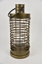 Metal Lantern Maine 44cm messing