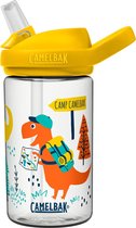 CamelBak Eddy+ Kids - Drinkfles - 400 ml - Transparant (Dino Summer)