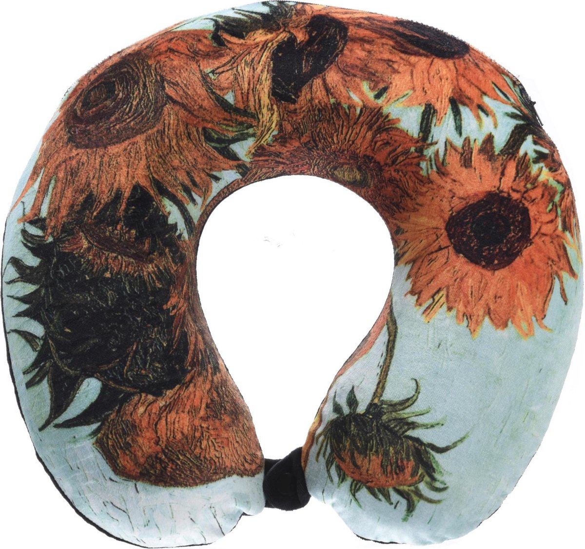 Robin Ruth - Nekkussen - Van Gogh - Zonnebloemen - Reis kussen - Voor Auto en Vliegtuig