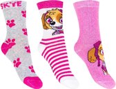 Paw Patrol Nickelodeon sokken per setje van 3 stuks. Meisjes. Maat: 31-34