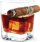 Whiskeyglas - Glas - Glas voor whisky en sigaar - Hoogwaardig kwaliteit - Beker - Sigaar - Whiskey