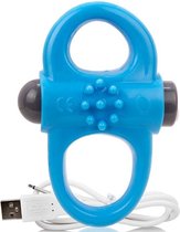 Penisring Cockring Siliconen Vibrators voor Mannen Penis sleeve - Blauw - Screaming O®