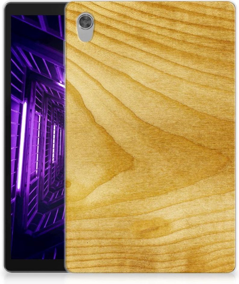 Lenovo Tab M10 HD (2de generatie) Silicone Tablet Hoes Licht Hout