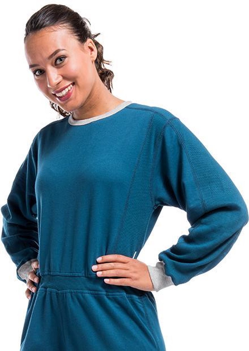 Goedkoopste Dutchblue.com Hansop pyjama - Plukpak voor volwassenen - rugritssluiting - rits in het kruis