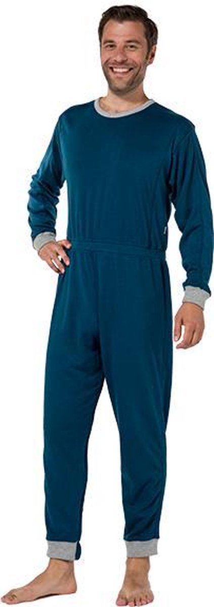 Goedkoopste Dutchblue.com Hansop pyjama - Plukpak voor volwassenen - rugritssluiting - rits in het kruis