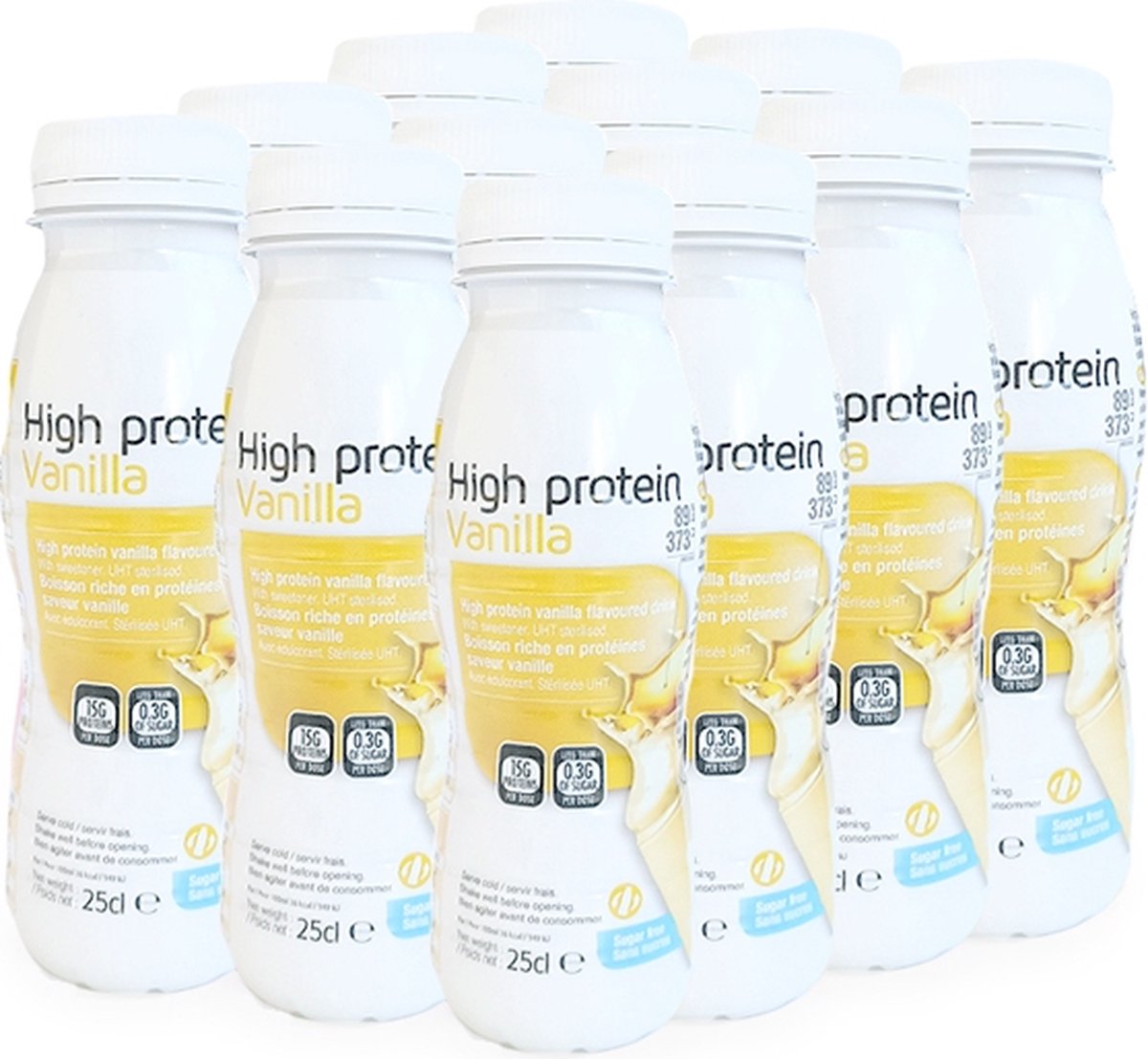 Tray Proteïne Smoothie Vanille | 12 x 250 ml | Snel afvallen zonder poespas!
