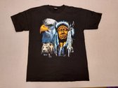 Rock Sport Shirt: Native Amerian / Indiaan Man met adelaar en panter (large)