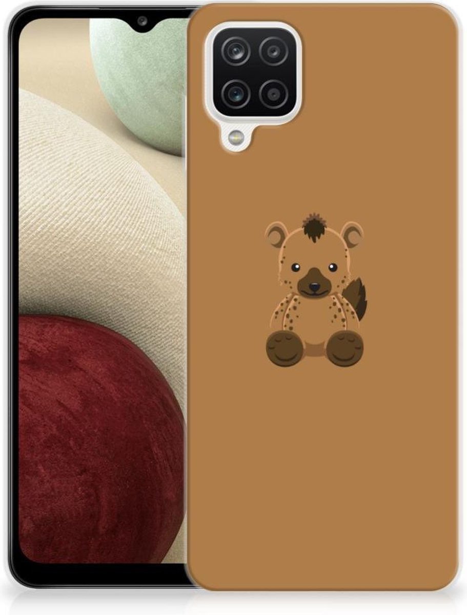 Samsung Galaxy A12 Telefoonhoesje met Naam Baby Hyena
