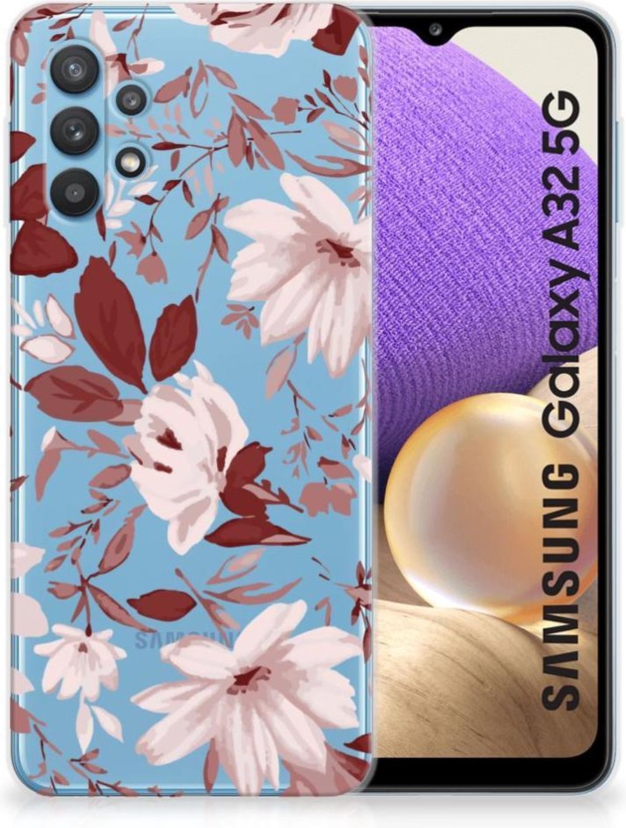 Hoesje maken Samsung Galaxy A32 5G Watercolor Flowers