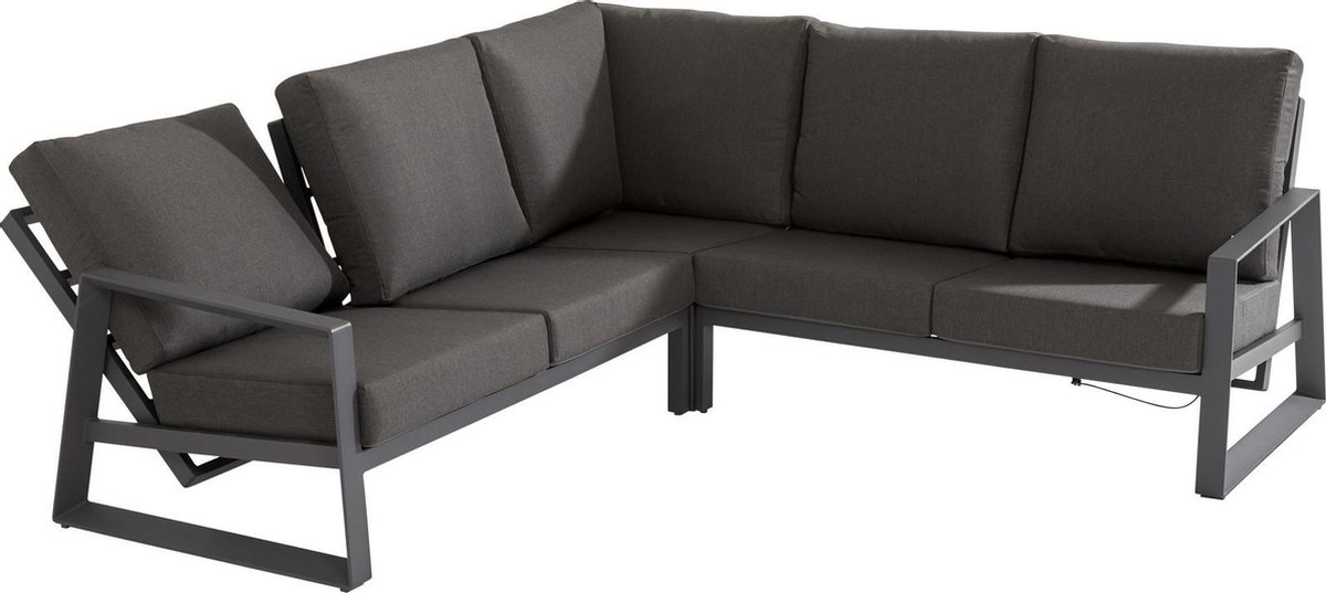 Dazzling hoek loungeset 4 delig aluminium Taste 4SO