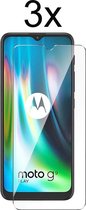 Motorola G9 screenprotector - Beschermglas Motorola Moto G9 screen protector glas - 3 stuks