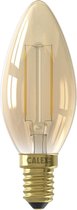 CALEX - LED Lamp - Kaarslamp Filament B35 - E14 Fitting - 2W - Warm Wit 2100K - Goud - BSE
