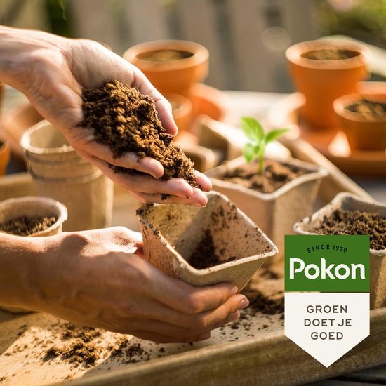 Pokon Bio Zaai- en Stekgrond - 10l - Turfvrije potgrond (biologisch) - Stimuleert wortelontwikkeling - Geschikt voor zaaitray