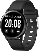 Smartwatch - Smartwatch Heren - Smartwatch Dames - Stappenteller - Fitness Tracker - Activity Tracker - Smartwatch Android & IOS - Zwart