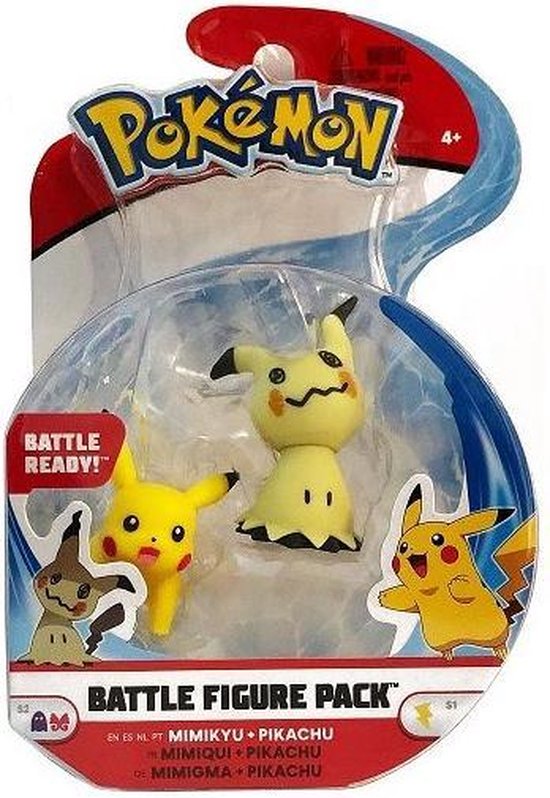 Pokémon Lot De 6 Figurines De Combat – Sableye, Axew, Snivy, Tepig, Oshawott & Pikachu Série 6