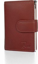Avoir Leren uitschuifbaar Pasjeshouder mannen - Pasjeshouder vrouwen/ Creditcardhouder heren / dames met Aluminium card protector - RFID - Portemonnee heren- 08 pasjes - Bruin - cadeau voor m
