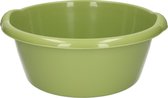 Groene afwasbak/afwasteil rond 10 liter 38 cm - Afwassen - Schoonmaken