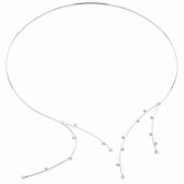 Zilveren choker met zirkonia (AG925)