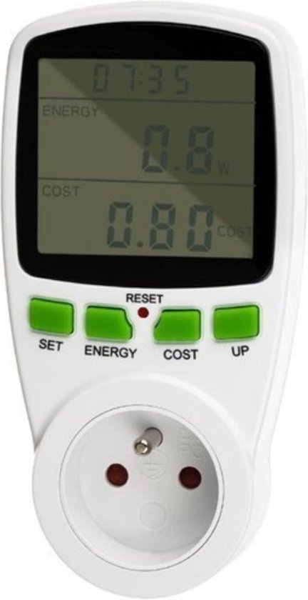 Energiemeter – Energieverbruiksmeter in Euro's - Stopcontact