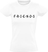 Friends Dames t-shirt | jennifer aniston | dames | vrouwen | hollywood | sinterklaas | kerst | kado | Wit
