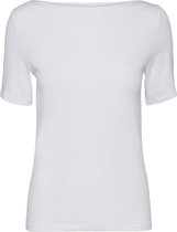 Vero Moda T-shirt Vmpanda Modal S/s Top Ga Noos 10231753 Bright White Dames Maat - XS