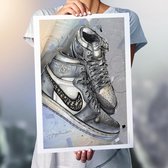 Air Jordan 1 art print (50x70cm)