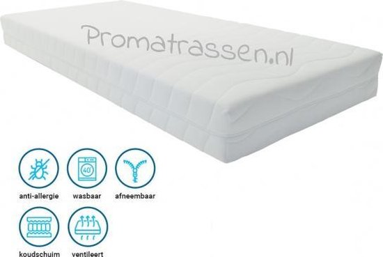 Matras Koudschuim - Matras - 80x220 - Koudschuim HR50 - Koudschuim matras - 21 CM Dik