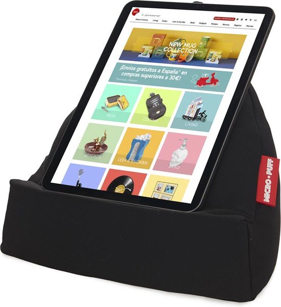 Support tablette Support Ipad Bookend Micro Puff Zwart
