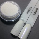 Nailart Sugar - Nagel glitter - Korneliya Nailart Decor Zand 153 Clear Holografic Paars