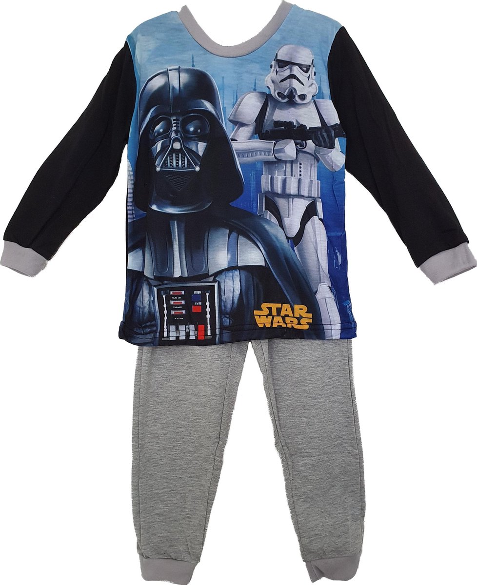 Star Wars pyjama - maat 104 - Starwars pyama - grijs