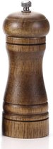 Able & Borret | Pepermolen hout | Zoutmolen hout | Peper en zoutmolen | Peper en zout molen | Keramisch | 14.5 cm