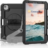 Casecentive Handstrap Pro Hardcase - met handvat - extra beschermend hoesje - iPad Air 10.9 (2020) - zwart