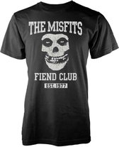Misfits Heren Tshirt -2XL- Fiend Club Zwart