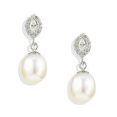 Boucles d'oreilles en argent PROUD PEARLS® avec perles et zircone