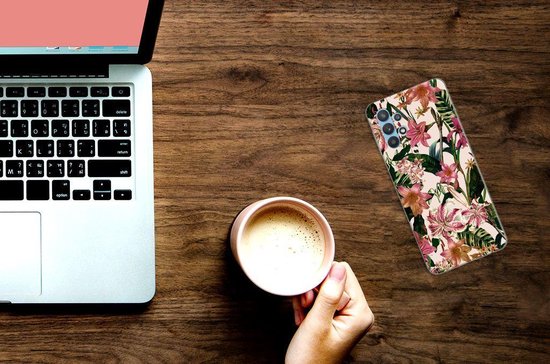 Coque de Protection pour Samsung Galaxy A32 5G Coque Fleurs