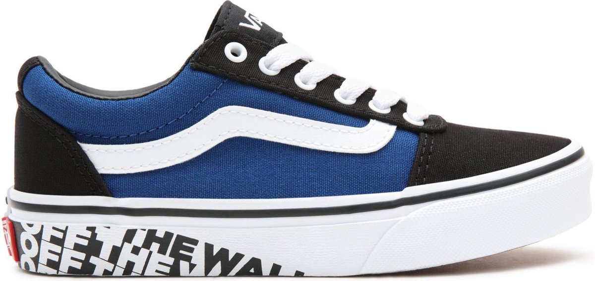 Vans YT Ward Sneakers Suede Flame Black White