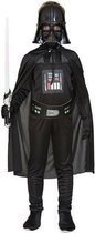 Witbaard Verkleedpak Darth Vader Star Wars Zwart 4-delig Mt 134/155