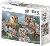 Romantic Owls Jigsaw puzzle 1000 pc by Amy Design